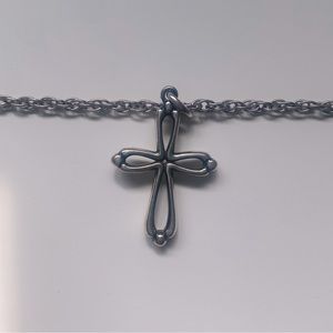 James Avery Sterling Silver Cross Pendant Necklace